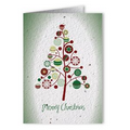 Plantable Seed Paper Holiday Greeting Card - - Merry Christmas (Fun Shapes)